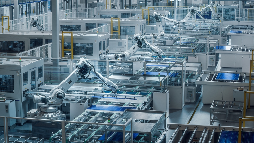 Business automation processes in a warehouse.