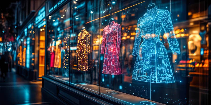 AI-Enhanced Fashion Retail Display with Digital Style Suggestion